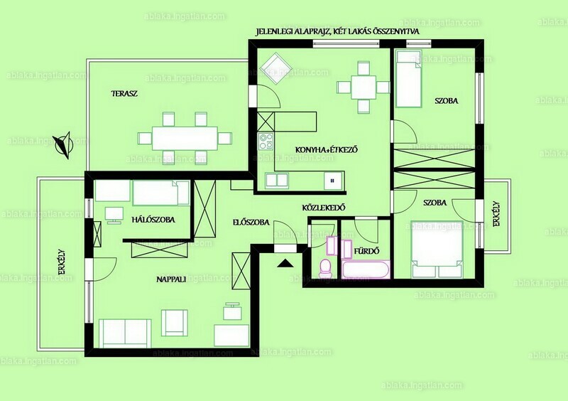 Hungary, 2 Bedrooms Bedrooms, ,Apartment,For sale,1357