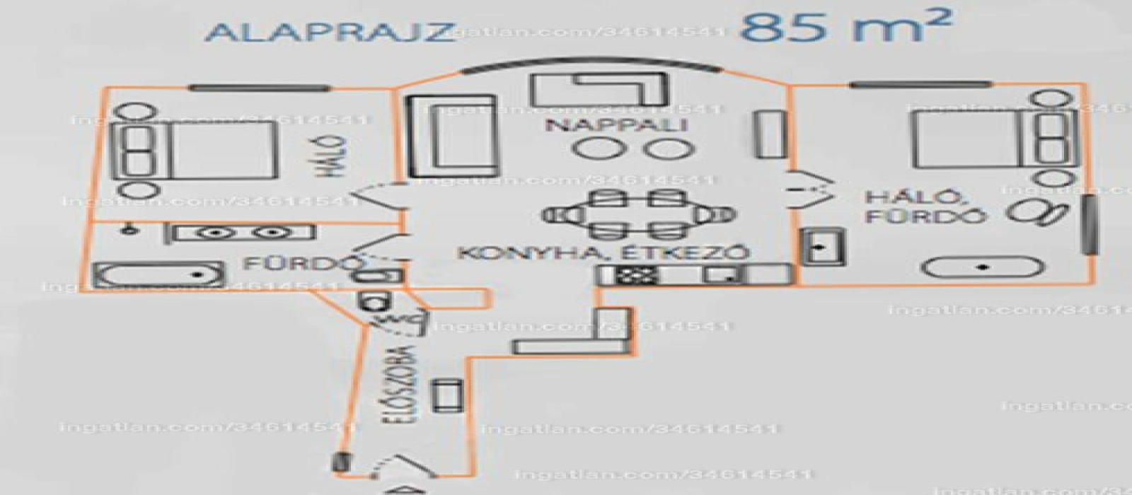 Hungary, 2 Bedrooms Bedrooms, 1 Room Rooms,2 BathroomsBathrooms,Apartment,For sale,1406