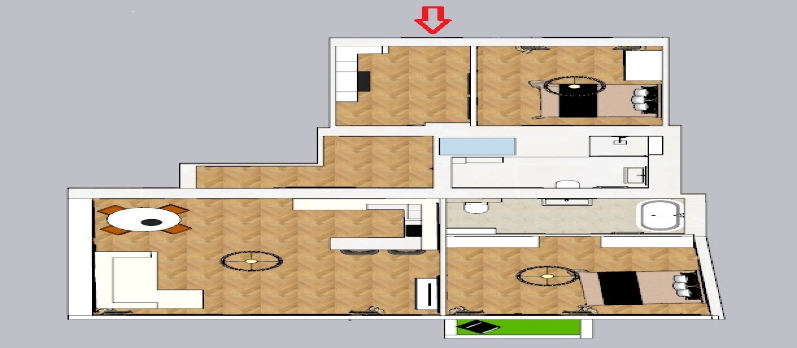 Hungary, 2 Bedrooms Bedrooms, ,2 BathroomsBathrooms,Apartment,For sale,1411